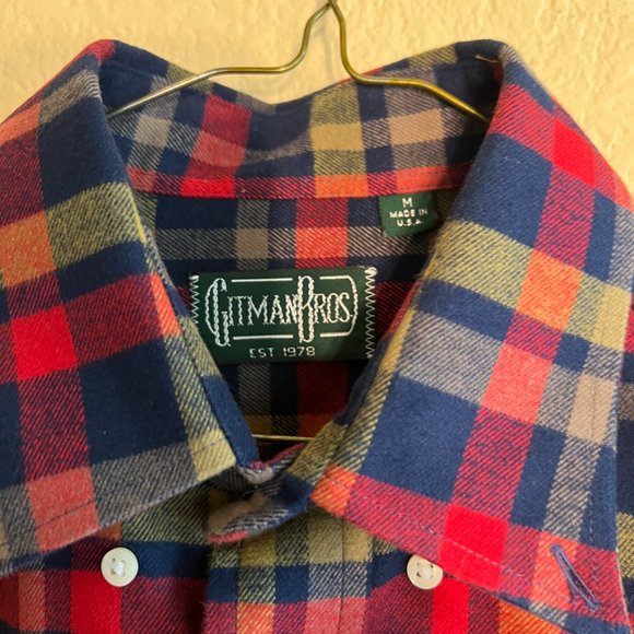 Three Gitman Bros. Beautiful Flannel shirts Medium - Picture 3 of 6